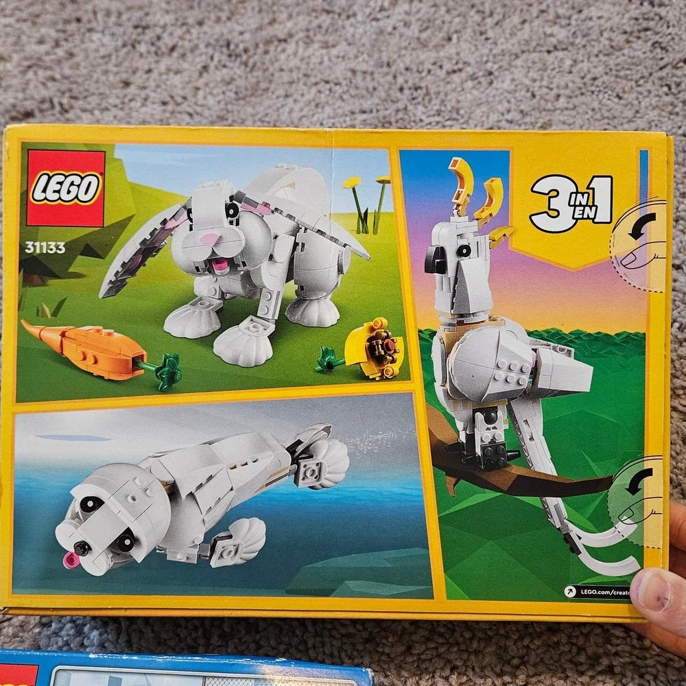 LEGO Creator City Classic Building Set Bundle NEW White Rabbit Police Orange